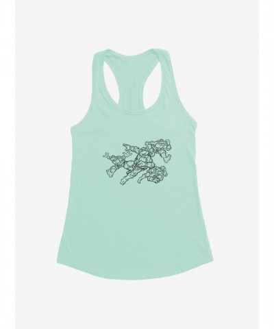 Teenage Mutant Ninja Turtles Girls Lightweight Tank Top