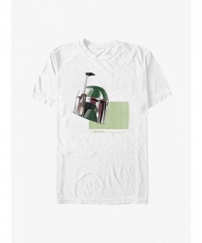 Star Wars Helmet Marker Art T-Shirt for Men - White