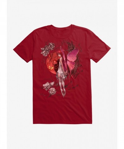 Trick Fairies Red Moon T-Shirt for Men