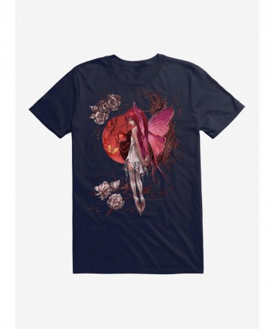 Trick Fairies Red Moon T-Shirt for Men
