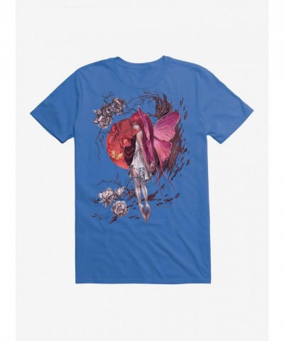 Trick Fairies Red Moon T-Shirt for Men