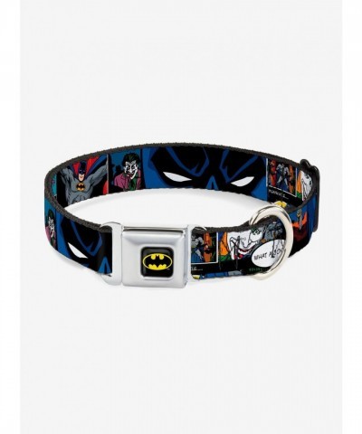 DC Comics Justice League Batman Joker SeatBelt Collar for Dogs