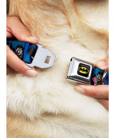 DC Comics Justice League Batman Joker SeatBelt Collar for Dogs