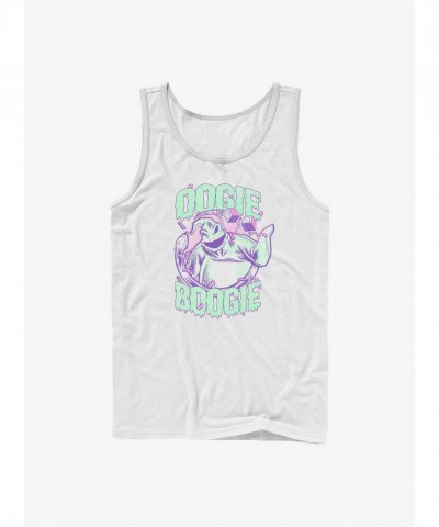 Disney Nightmare Before Christmas Oogie Boogie Cotton Tank Top - Men's White