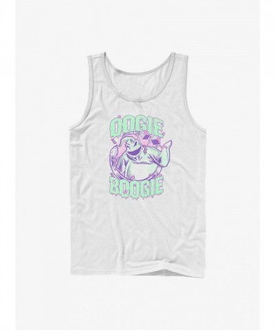 Disney Nightmare Before Christmas Oogie Boogie Cotton Tank Top - Men's White