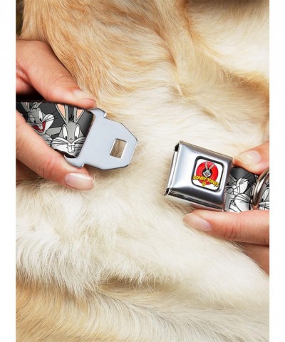 Looney Tunes Bugs Bunny Soft Close-Up Expressions Seatbelt Collar for Dogs