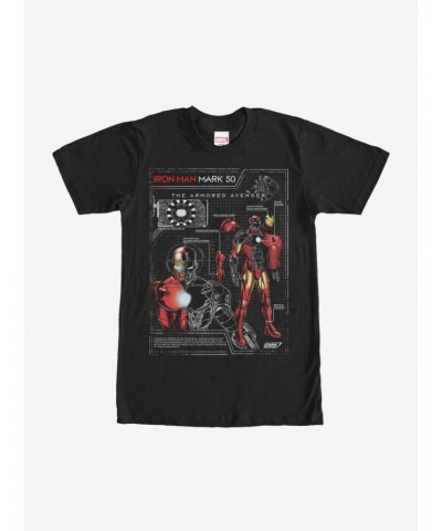 Marvel Iron Man Mark 50 T-Shirt $5.74 T-Shirts