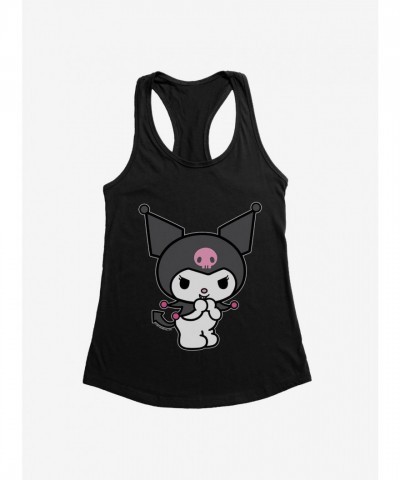 Kuromi Evil Giggle Girl's Lightweight Cotton Polyester Tee