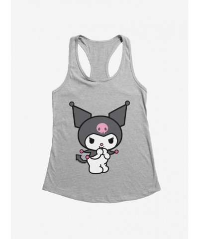 Kuromi Evil Giggle Girl's Lightweight Cotton Polyester Tee