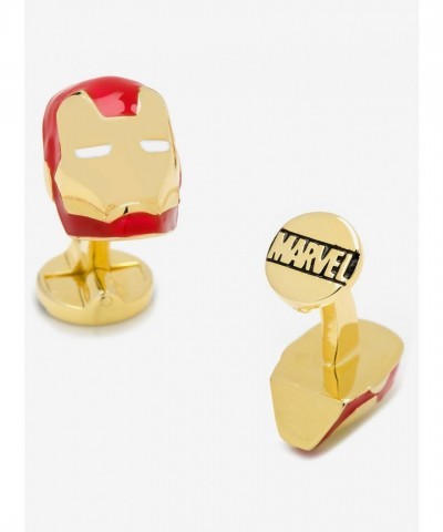 Marvel Men's 3D Iron Man Mask Cufflinks