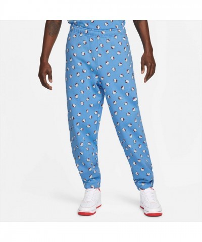 Hello Kitty x Nike Unisex Plush Fleece Sweatpants with All-Over Print