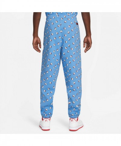Hello Kitty x Nike Unisex Plush Fleece Sweatpants with All-Over Print