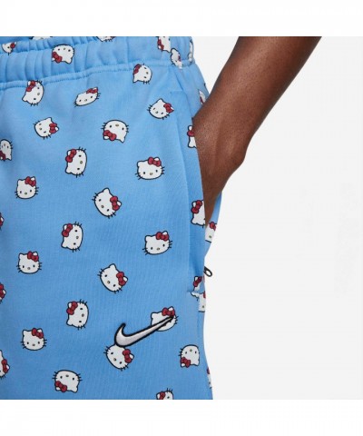 Hello Kitty x Nike Unisex Plush Fleece Sweatpants with All-Over Print