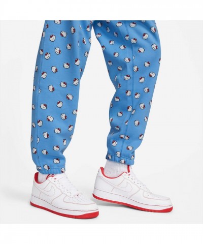 Hello Kitty x Nike Unisex Plush Fleece Sweatpants with All-Over Print