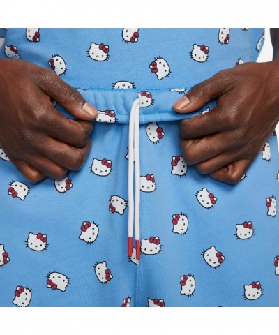Hello Kitty x Nike Unisex Plush Fleece Sweatpants with All-Over Print