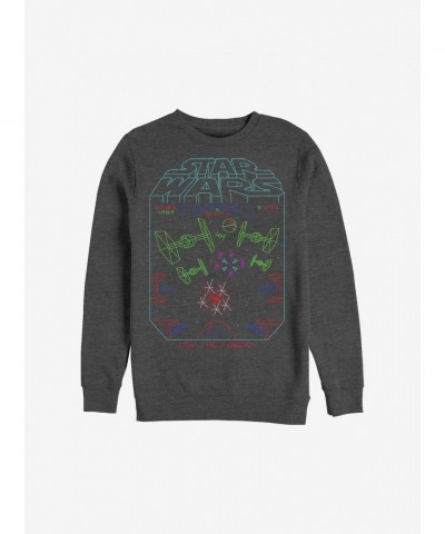 Star Wars Grey Standing Crew Sweatshirt for Men