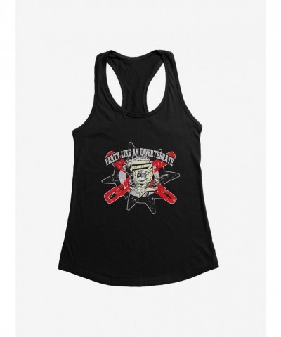 SpongeBob Party-Inspired Girls' Cotton Tank Top