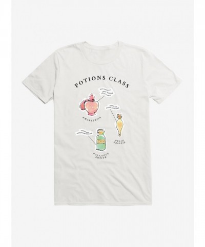Harry Potter Inspired Watercolor Potion Class Unisex T-Shirt - White