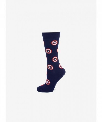 Marvel Navy Captain America Eco-Friendly Dress Socks