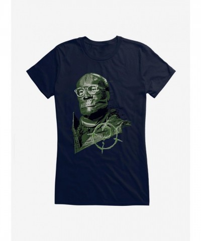 Batman Green Face Lightweight Tee for Girls