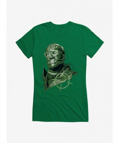 Batman Green Face Lightweight Tee for Girls