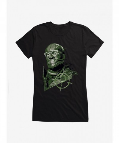 Batman Green Face Lightweight Tee for Girls