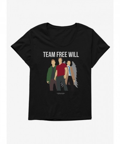 Supernatural Free Will Girls Plus Size Comfortable T-Shirt