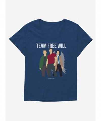 Supernatural Free Will Girls Plus Size Comfortable T-Shirt