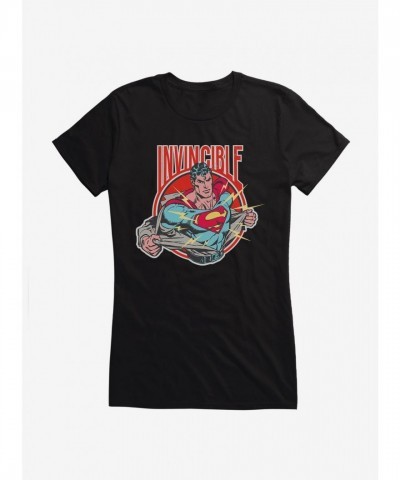 Superman Invincible Hero T-Shirt for Girls by DC Comics