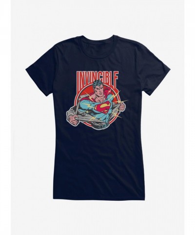 Superman Invincible Hero T-Shirt for Girls by DC Comics