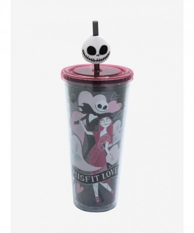 The Nightmare Before Christmas Jack & Sally Acrylic Travel Mug