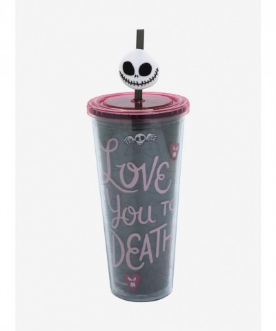The Nightmare Before Christmas Jack & Sally Acrylic Travel Mug