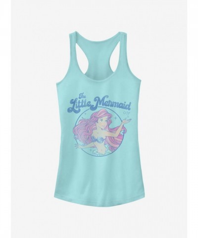 Disney Ariel The Little Mermaid Faded Blue Tank for Girls