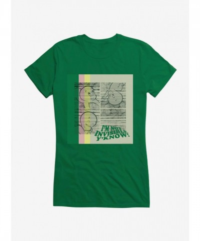 Casper Girls T-Shirt - Friendly Ghost Design, Lightweight Comfort