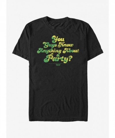 Dazed and Confused Party-Themed Men's Cotton T-Shirt - Black