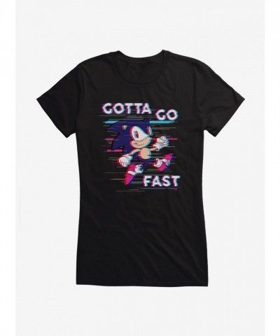 Sonic Glitch Girls T-Shirt - Lightweight Cotton Unisex Tee