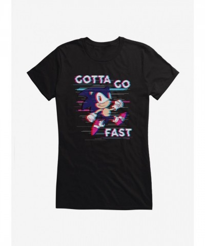 Sonic Glitch Girls T-Shirt - Lightweight Cotton Unisex Tee