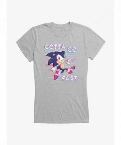 Sonic Glitch Girls T-Shirt - Lightweight Cotton Unisex Tee