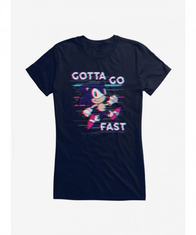 Sonic Glitch Girls T-Shirt - Lightweight Cotton Unisex Tee