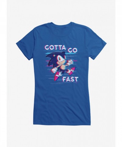 Sonic Glitch Girls T-Shirt - Lightweight Cotton Unisex Tee