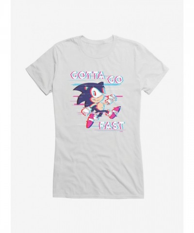 Sonic Glitch Girls T-Shirt - Lightweight Cotton Unisex Tee
