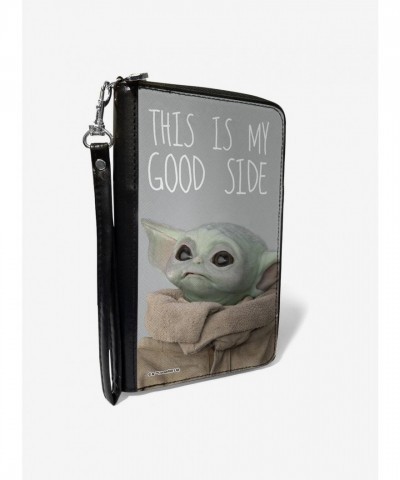 Star Wars The Mandalorian Good Side Vegan Leather Zip-Around Wallet