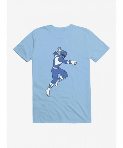 Mighty Morphin Power Rangers Blue Ranger Lightweight Tee for Men