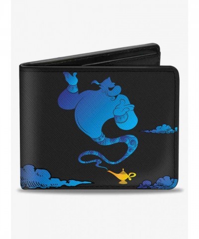 Disney Aladdin Genie Lamp Men's Premium Bifold Wallet