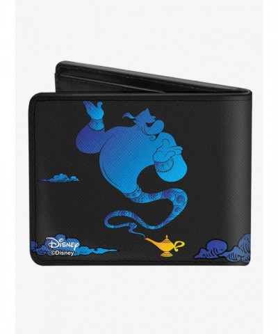 Disney Aladdin Genie Lamp Men's Premium Bifold Wallet