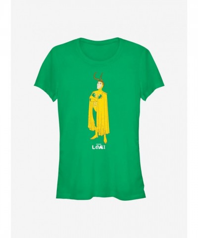 Marvel Old Loki Hero Lightweight T-Shirt for Girls