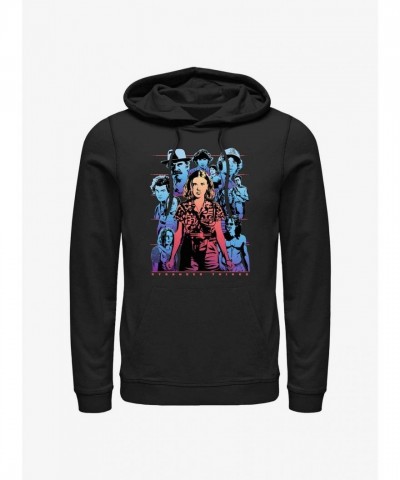 Stranger Things Pop Culture Gaze Hoodie - Men's Black