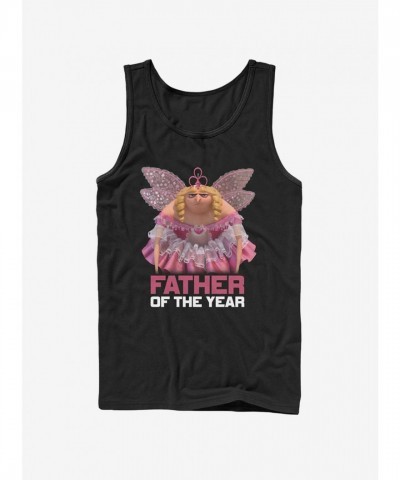 Despicable Me Father of the Year Fairy Gru Unisex Tank Top - Black