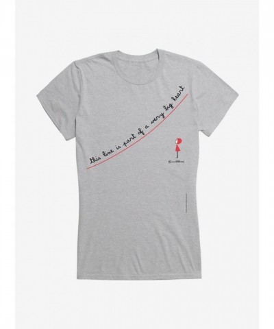 Nina and Other Little Things Big Heart Girls T-Shirt
