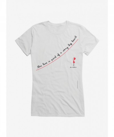 Nina and Other Little Things Big Heart Girls T-Shirt